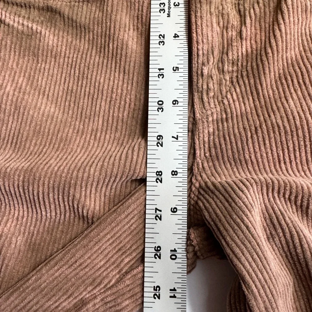 L'AGENCE Scottie High Rise Wide Leg Corduroy Pants Womens 23 Plaster Brown NWOT - Picture 9 of 14